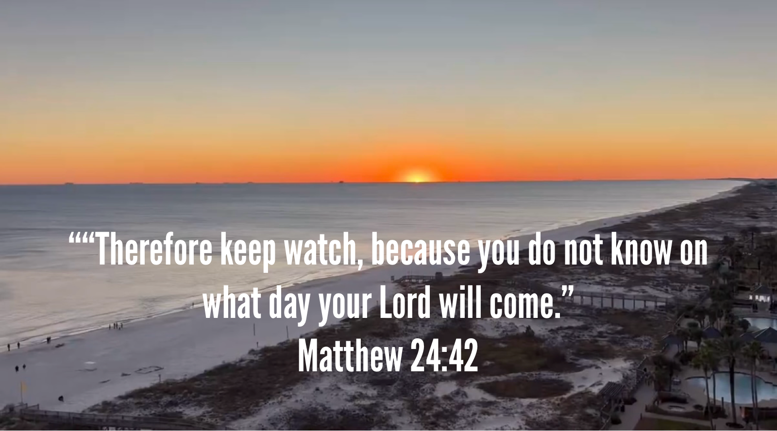 Matthew 24:42 | mikeshumor